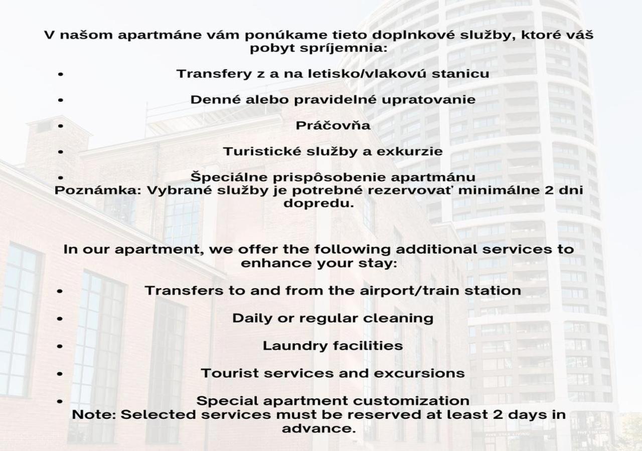 Skau Gajova Family Two Bedroom Apartment With A Terrace Free Parking Bratislava Exterior photo